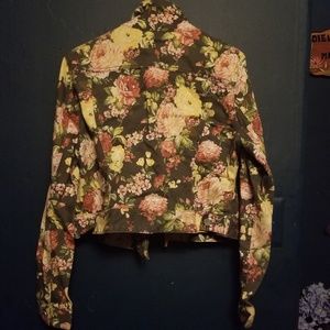 Floral Demin Jacket